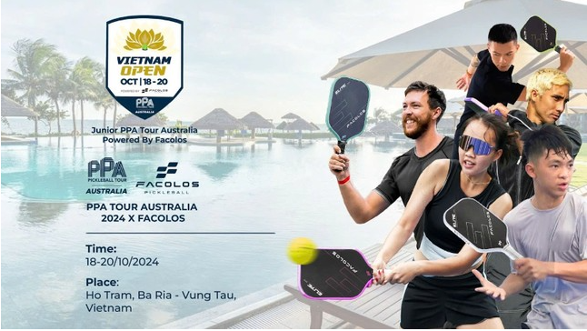 PPA Tour Australia - Vietnam Open 2024: Giải pickleball lớn nhất thế giới lần đầu tiên diễn ra tại Việt Nam