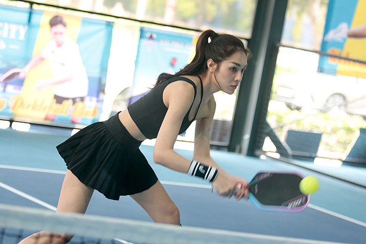 Jessie Lương và dàn mỹ nhân nổi bật tại giải pickleball độc đáo