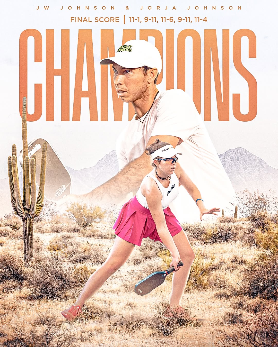 Cơn địa chấn tại làng pickleball: Chuỗi trận bất bại của Anna Leigh Waters - Ben Johns bị chặn đứng