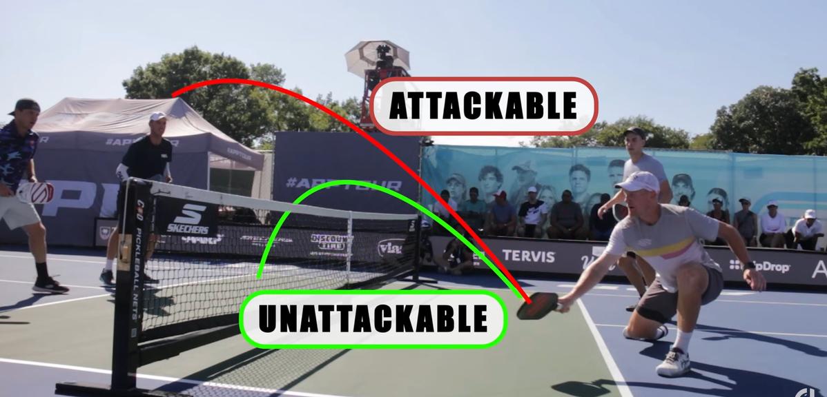 C&aacute;ch chơi Pickleball n&acirc;ng cao với c&uacute; dink s&aacute;t lưới