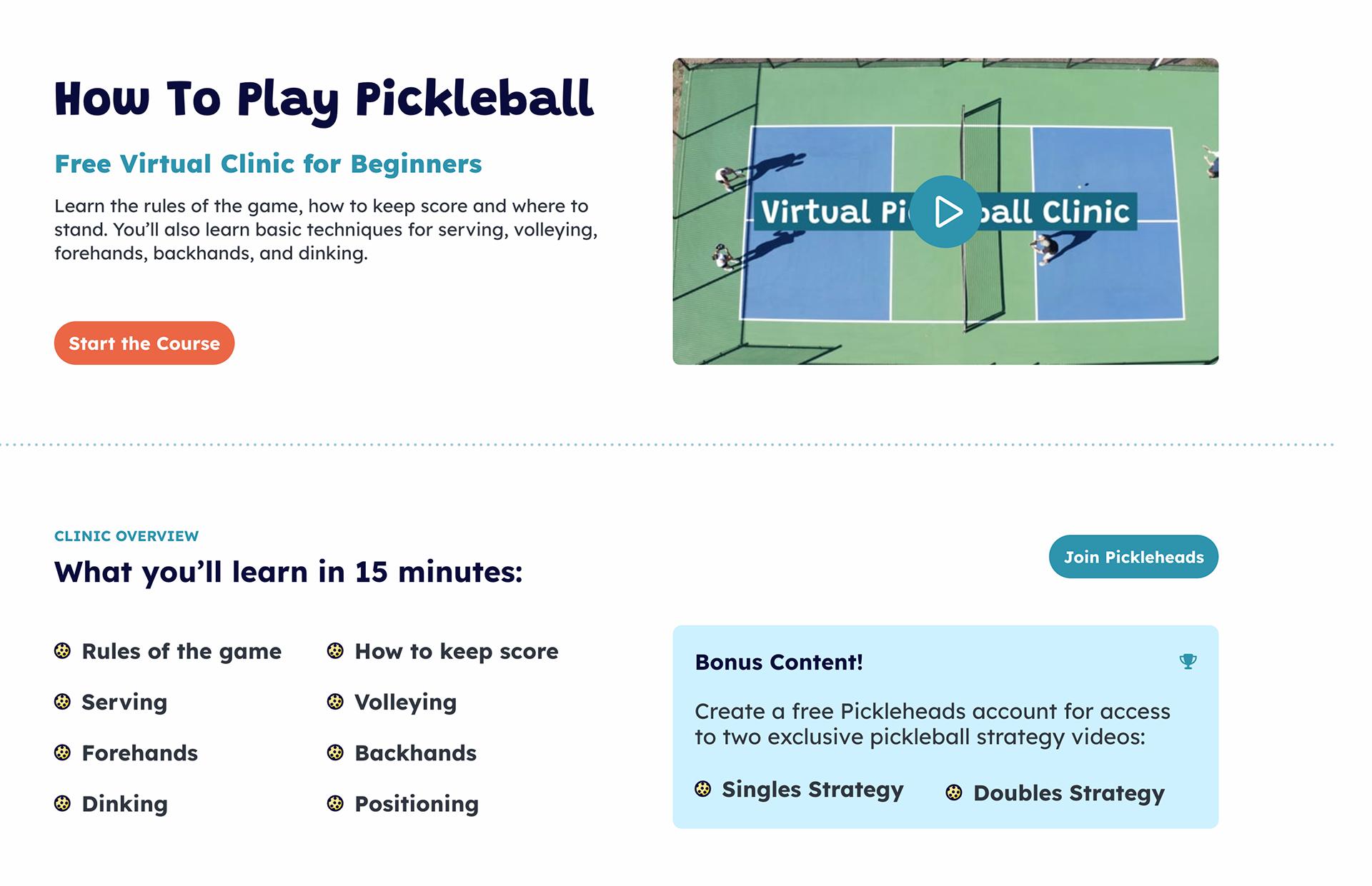 Lớp học Pickleball trực tuyến gi&uacute;p người chơi học kỹ thuật v&agrave; chiến thuật mọi l&uacute;c mọi nơi. T&igrave;m hiểu lợi &iacute;ch v&agrave; c&aacute;ch chọn kh&oacute;a học ph&ugrave; hợp.