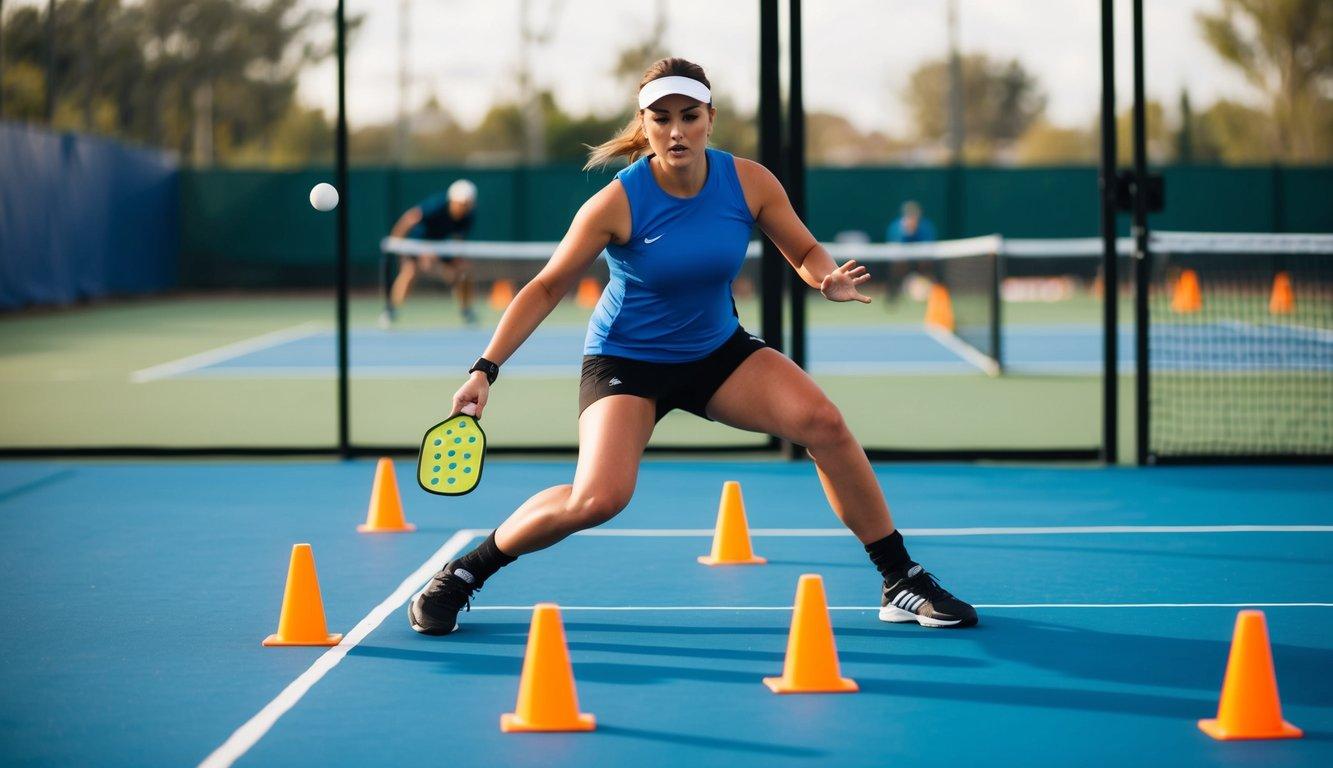 C&aacute;ch di chuyển ch&acirc;n trong pickleball