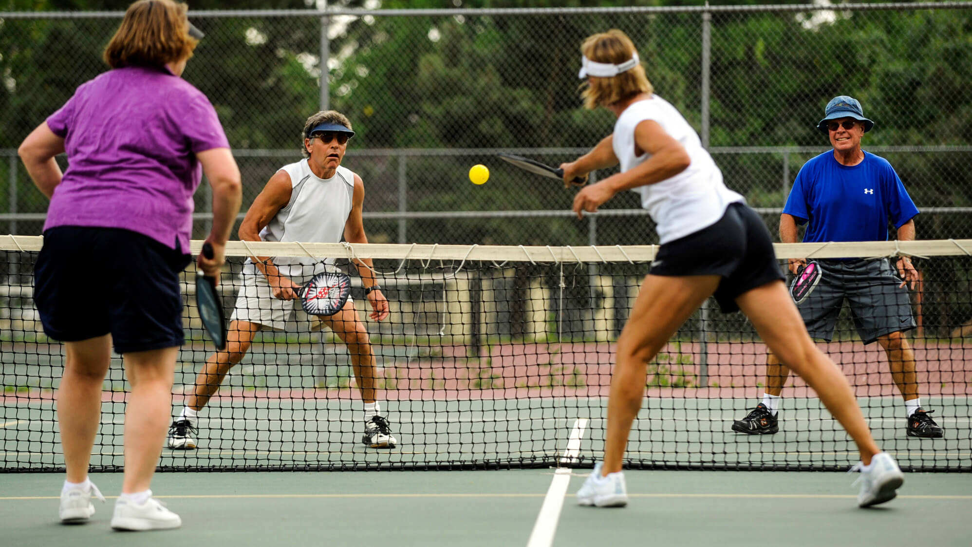 cách di chuyển đánh đôi Pickleball