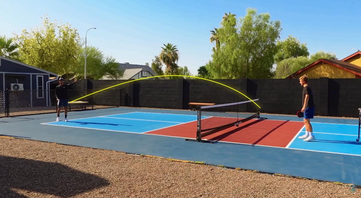 Kỹ thuật lob trong pickleball